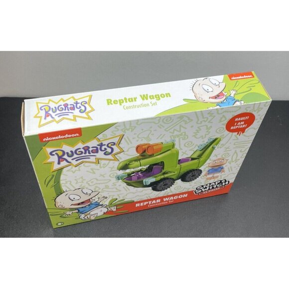 Nickelodeon ~Rugrats Reptar Wagon&Playground Construction Set  48,35 Pcs - Picture 4 of 12